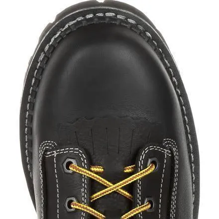 Georgia Men's Amp LT Low-Heel Logger 9" WP Work Boot - Black - GB00271