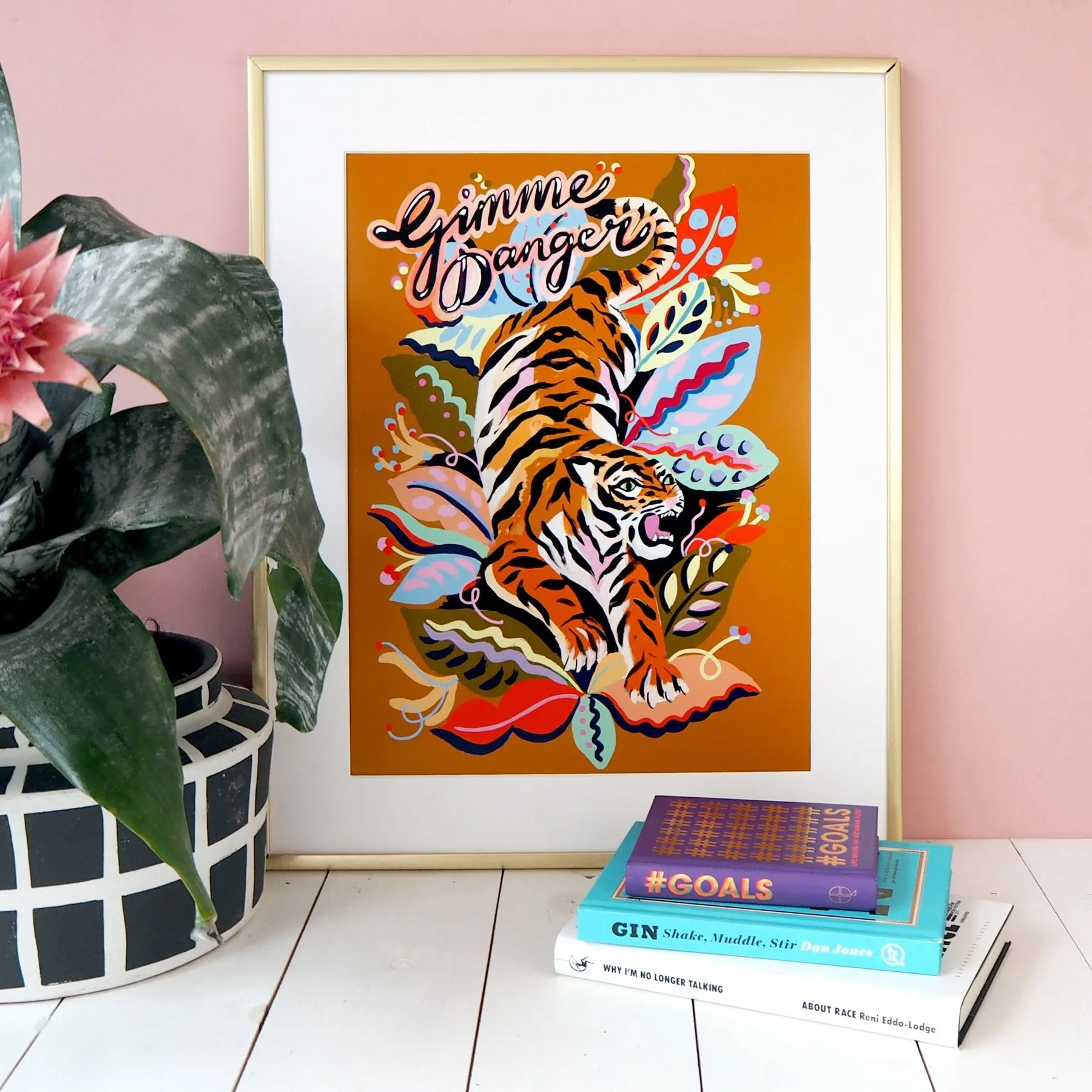  Gimme Danger Tiger  - Art Print