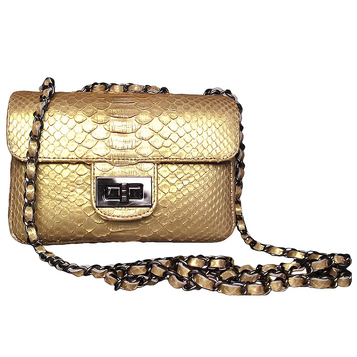 Gold Flap Bag SMALL