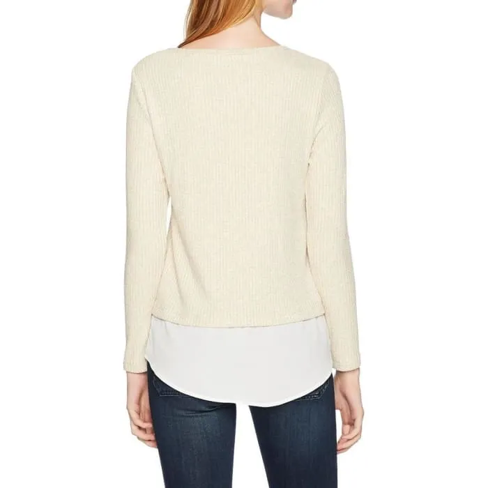 Gold Layer Look Knit Top