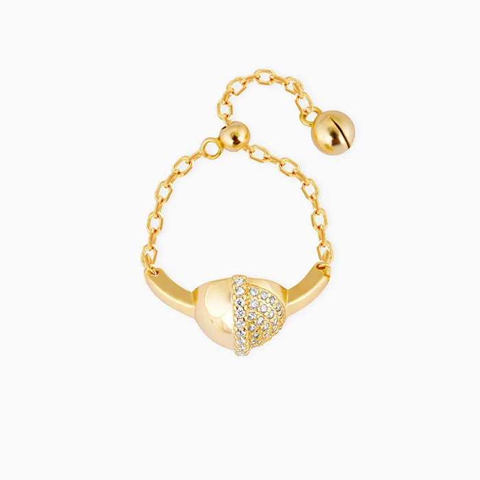 Golden Beads of Love Ring