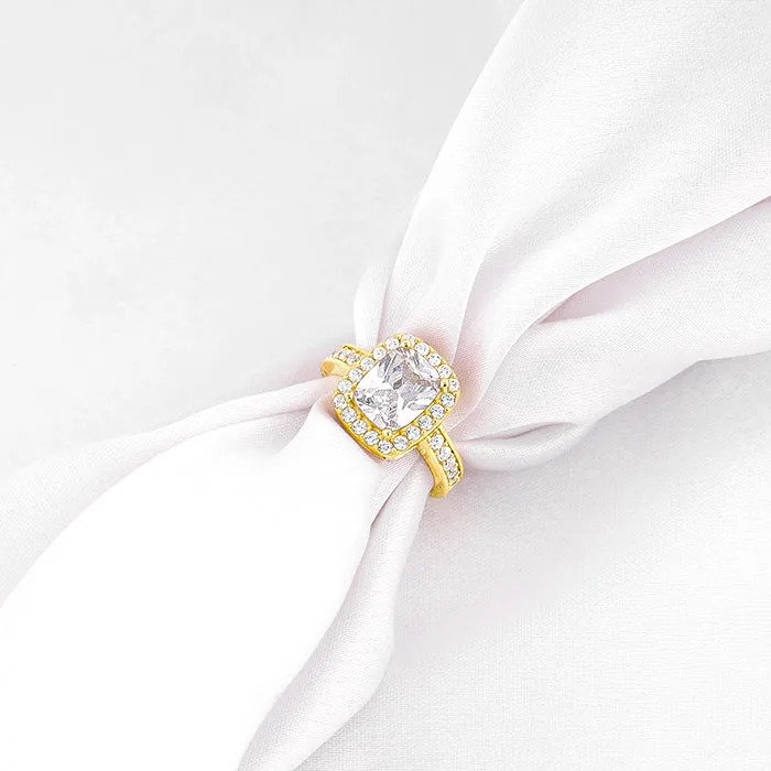 Golden Classic Solitaire Ring