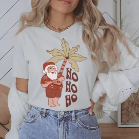 Hawaiian Santa Ho Ho Ho T Shirt