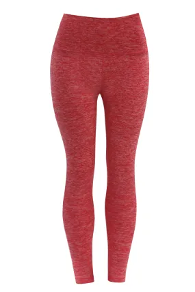 High Waist yogastudio Pants heatherred_yogastudio