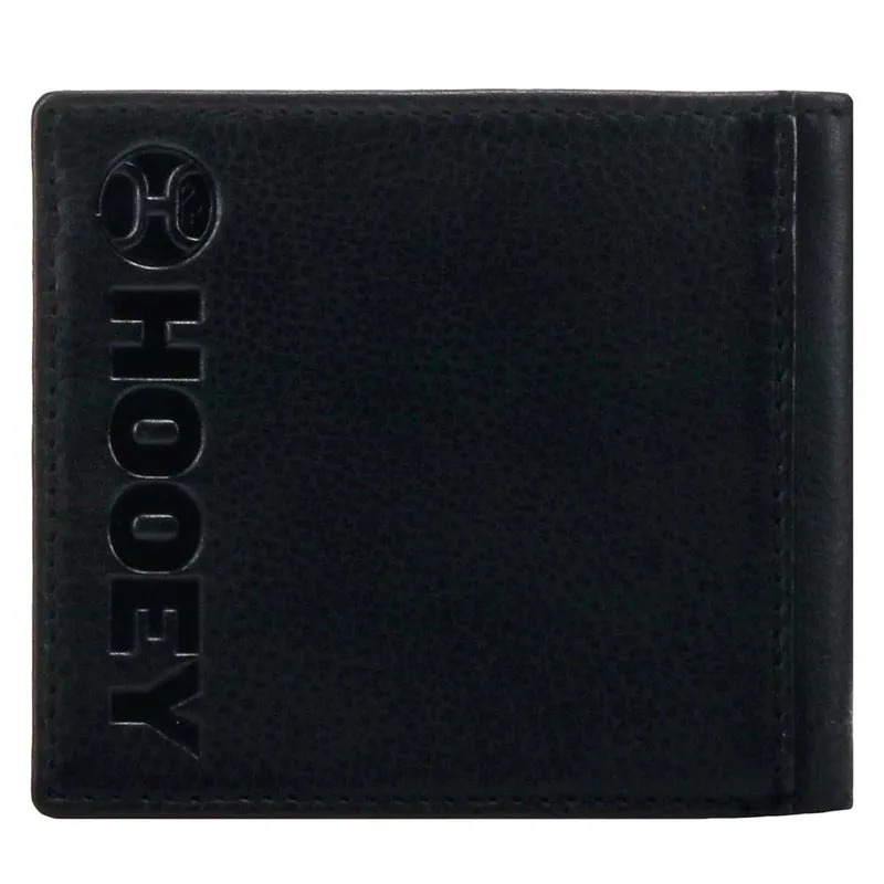 Hooey Black Hawk Bifold Wallet Black Red w/ Aztec