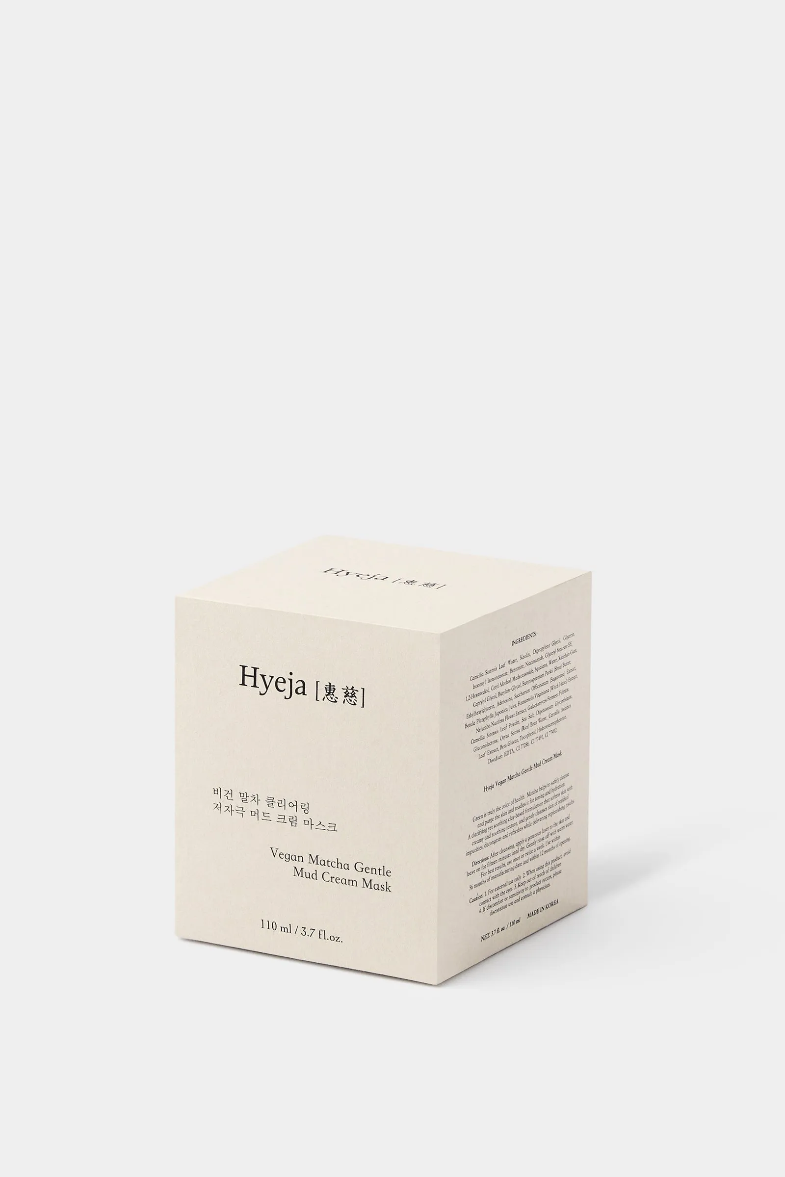 Hyeja Matcha Gentle Mud Cream Mask