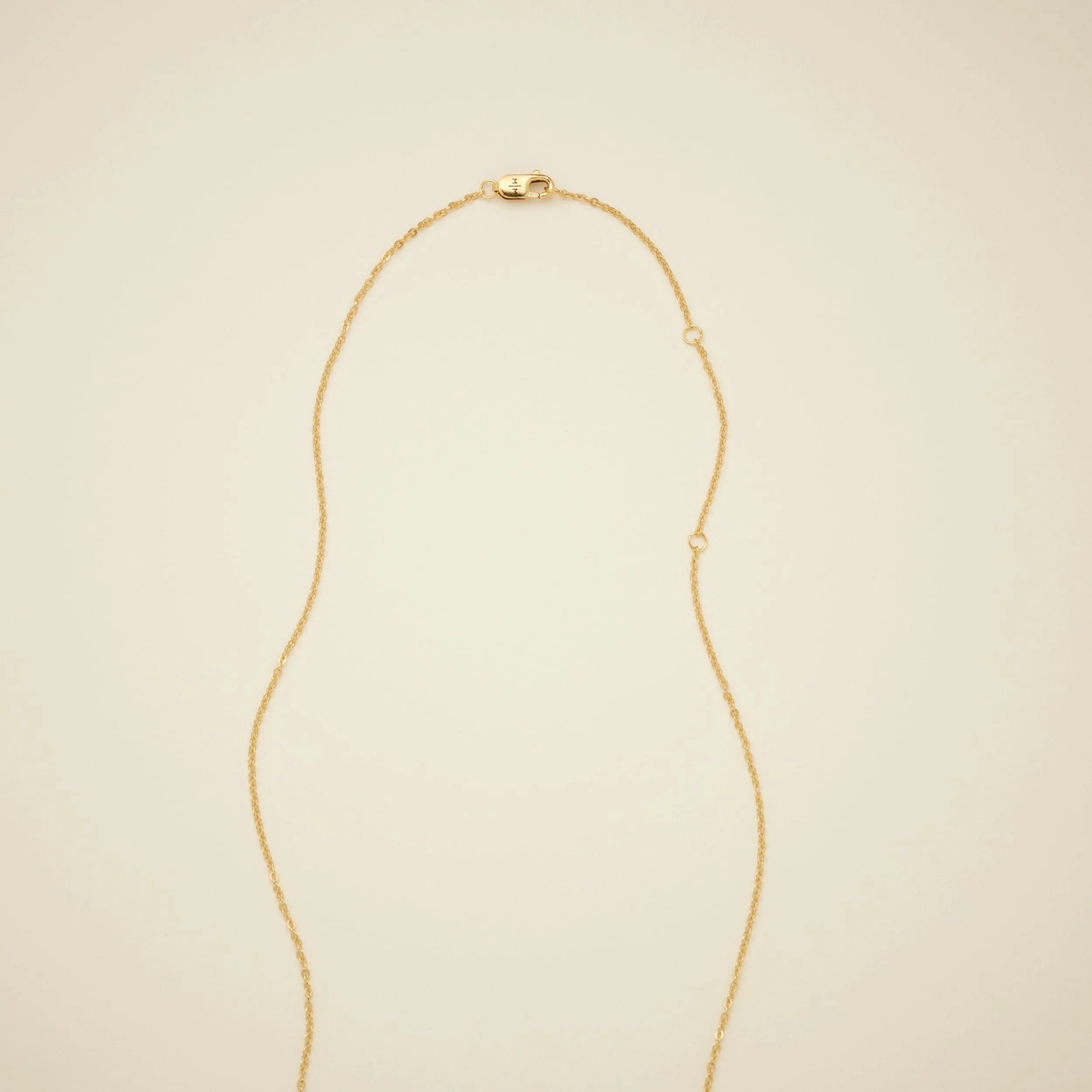 Initial Disc Necklace | 5/8 Disc