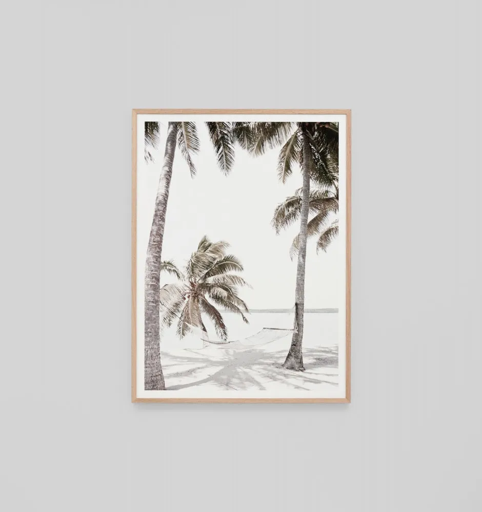 Island Hammock Framed Print