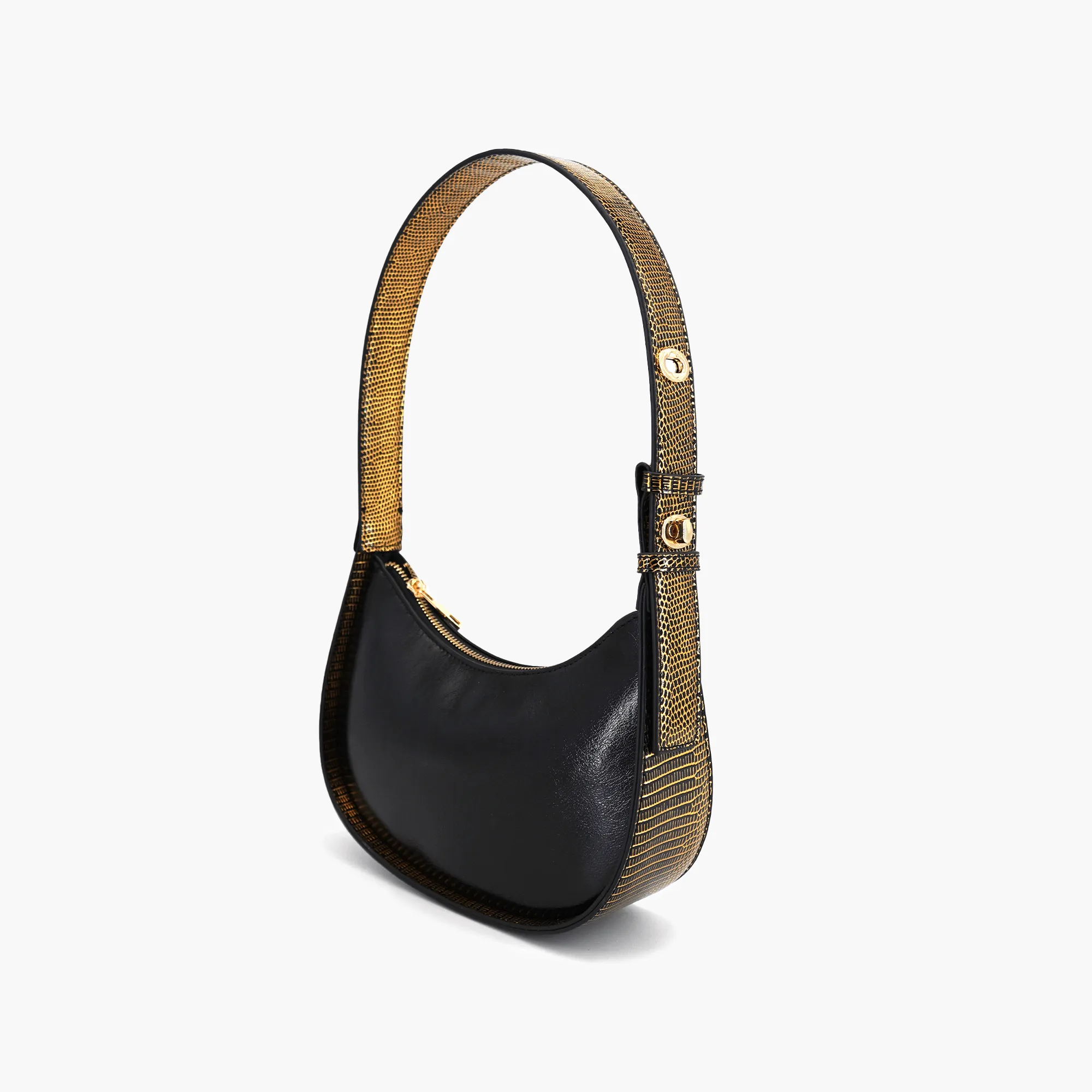 Jade Crackled Shoulder Bag