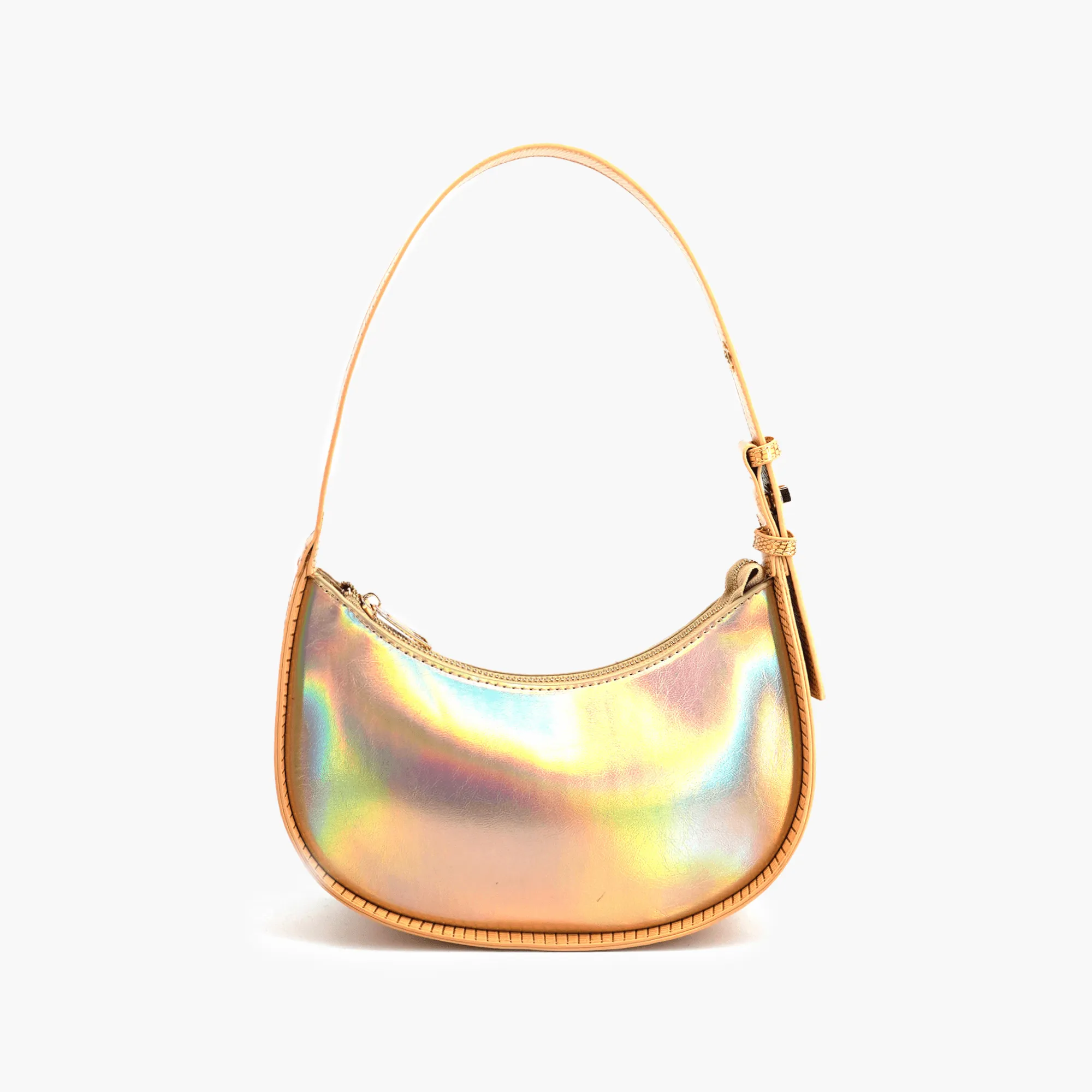 Jade Crackled Shoulder Bag