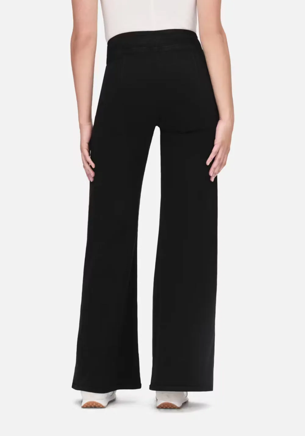 JETSET WIDE LEG (SHEEN NOIR) - FRAME