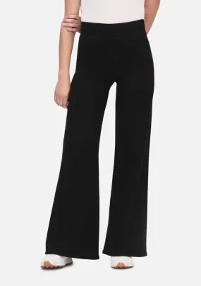 JETSET WIDE LEG (SHEEN NOIR) - FRAME