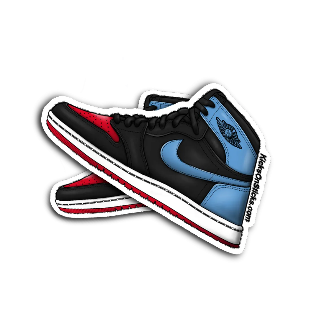 Jordan 1 "NC to CHI" Sneaker Sticker