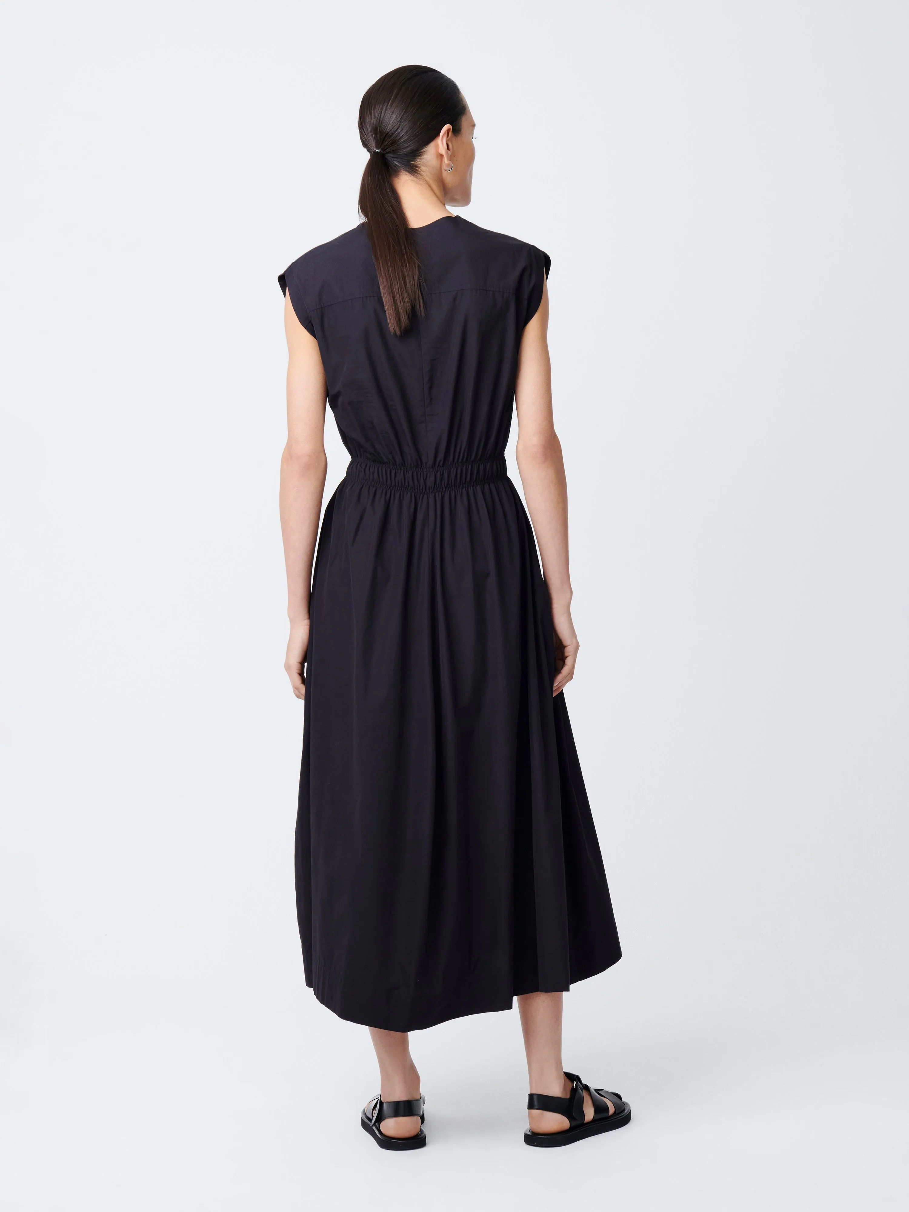 Katrine Dress in Darkest Navy