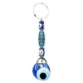 Keychain - Evil Eye Long Bead