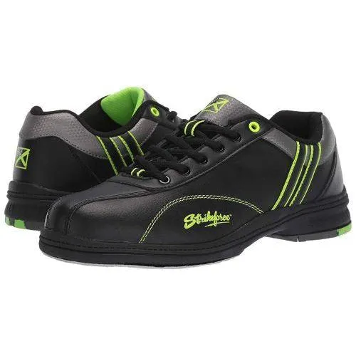 KR Strikeforce Mens Raptor Black Lime Bowling Shoes Right Hand Only