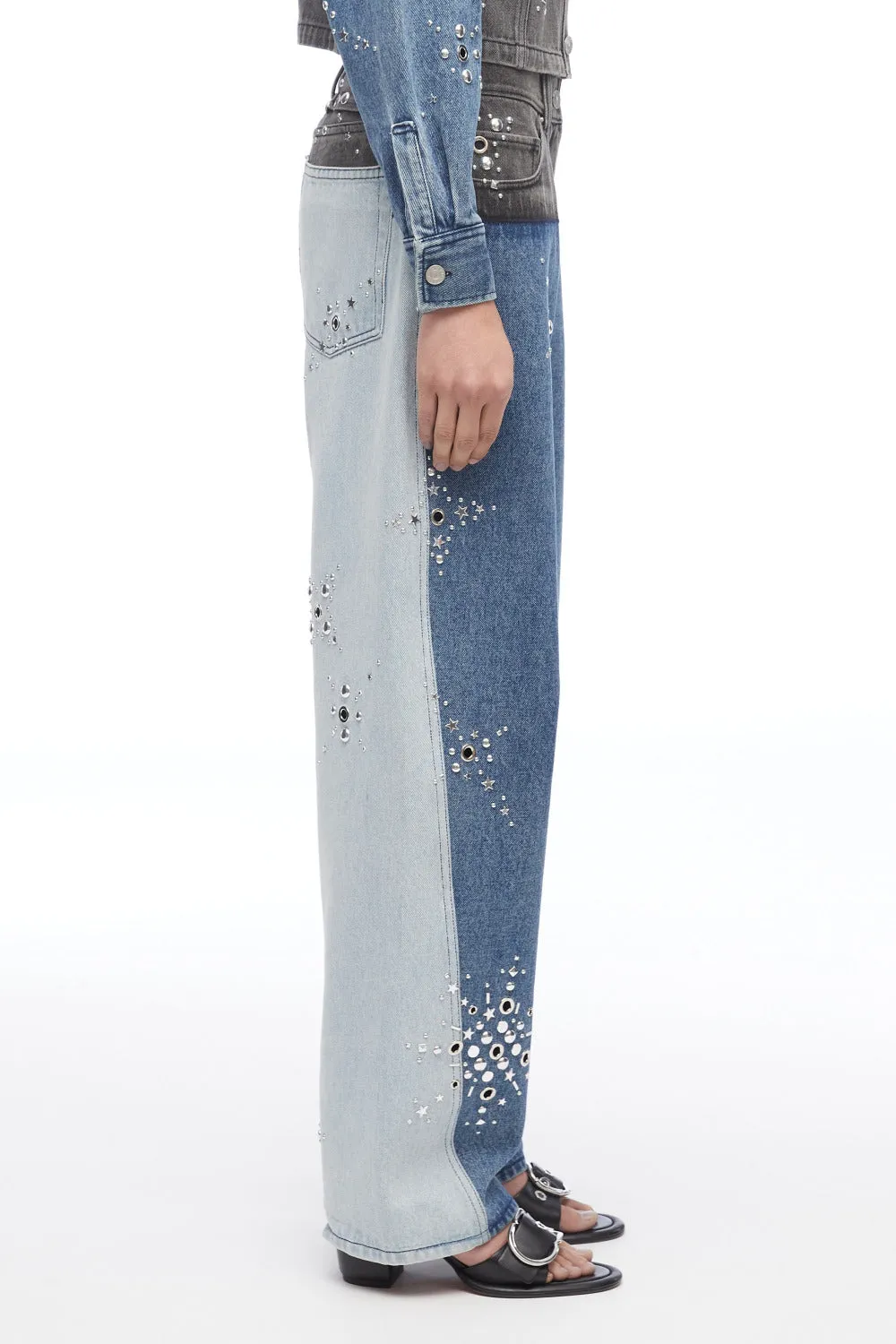 Liberty Embellished Slouchy Jean