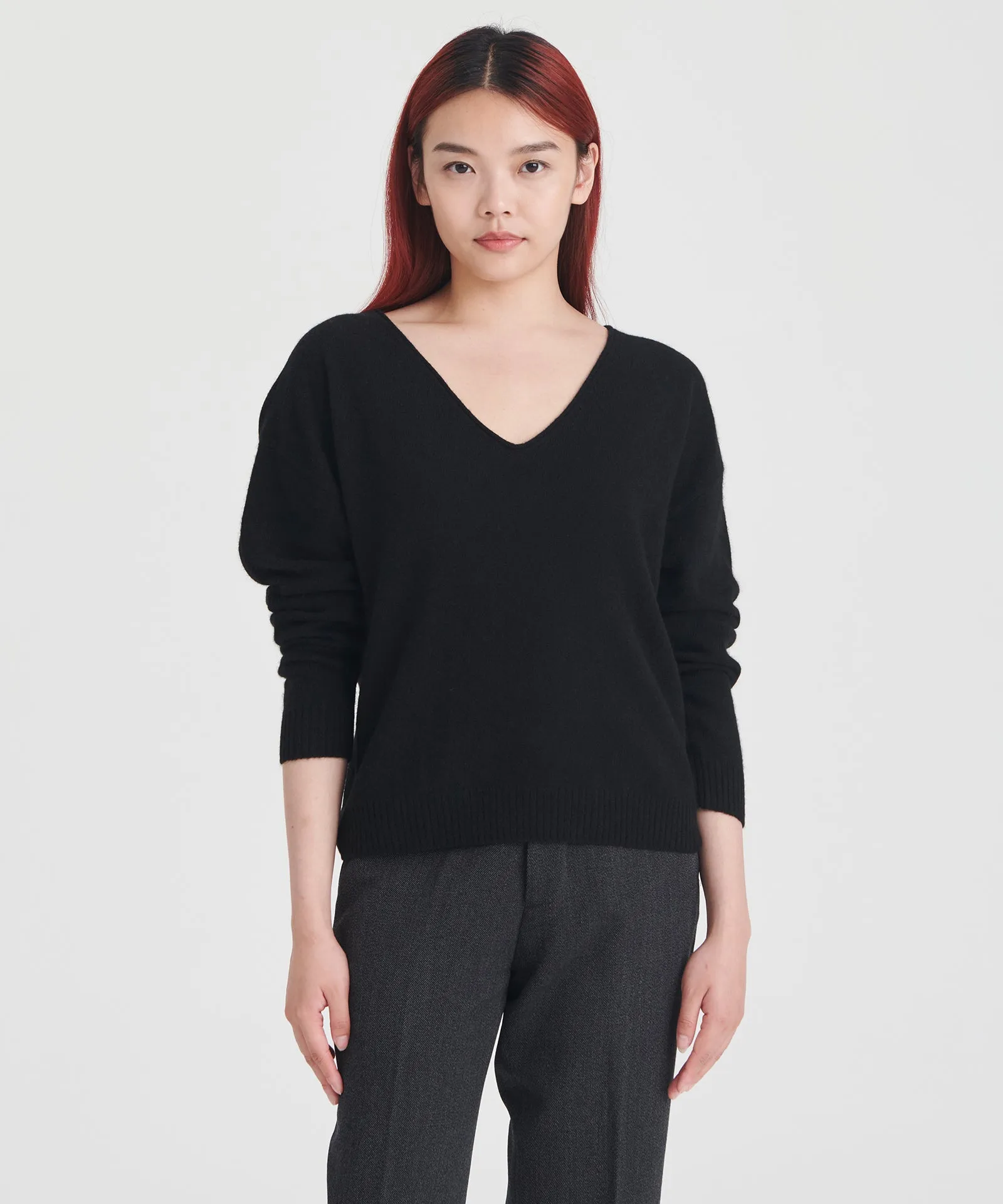 Lightweight Cashmere V-Neck Sweater