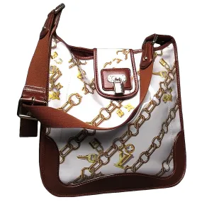 Louis Vuitton White Monogram Charms Musette Shoulder Bag