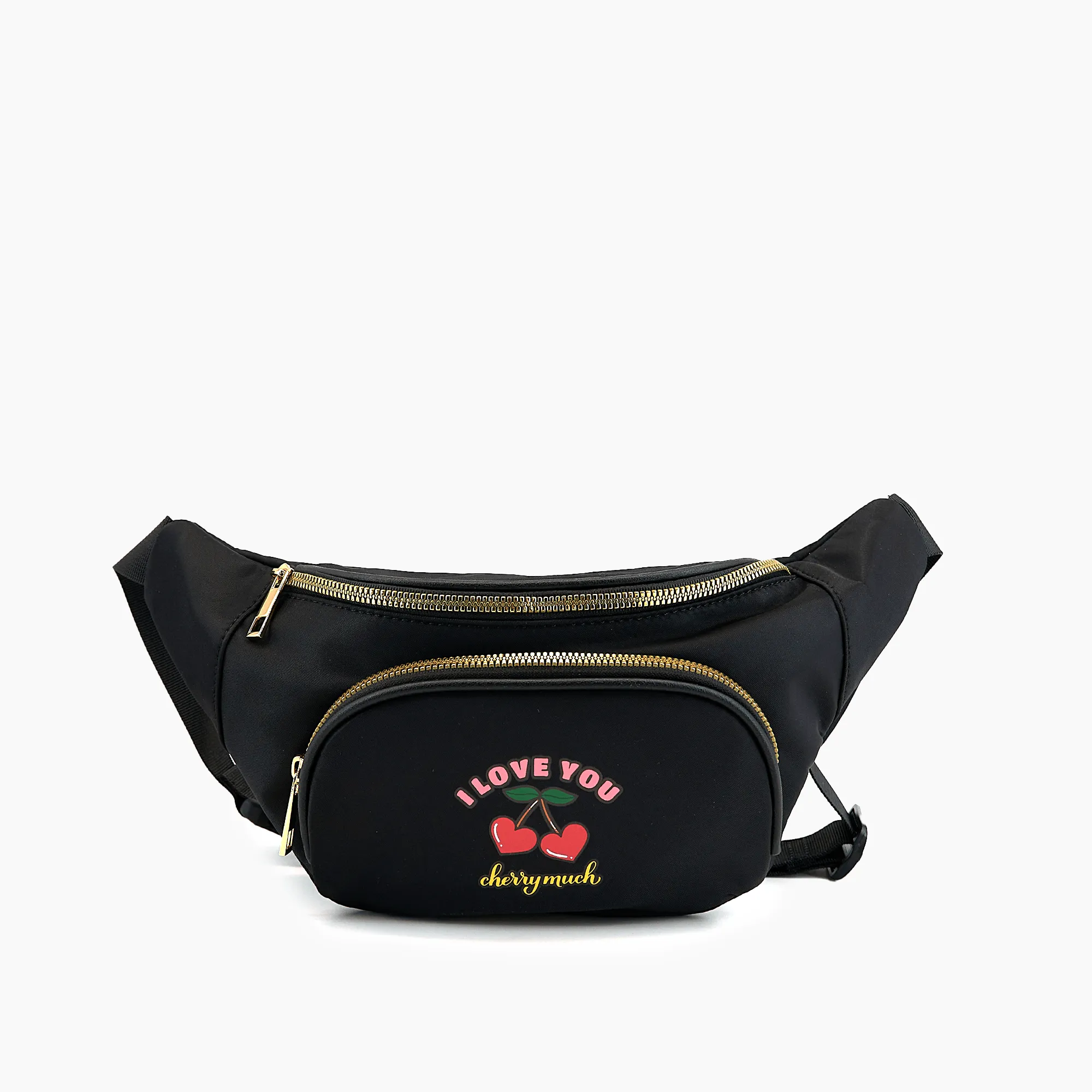 Love You Cherry Much Nylon Fanny Belt Bag