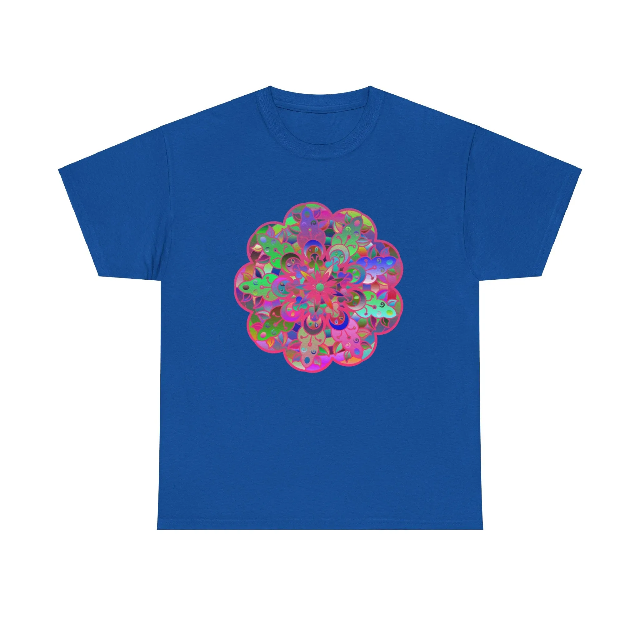 Mandala Art Yoga Mindfulness Tee - Unisex Heavy Cotton