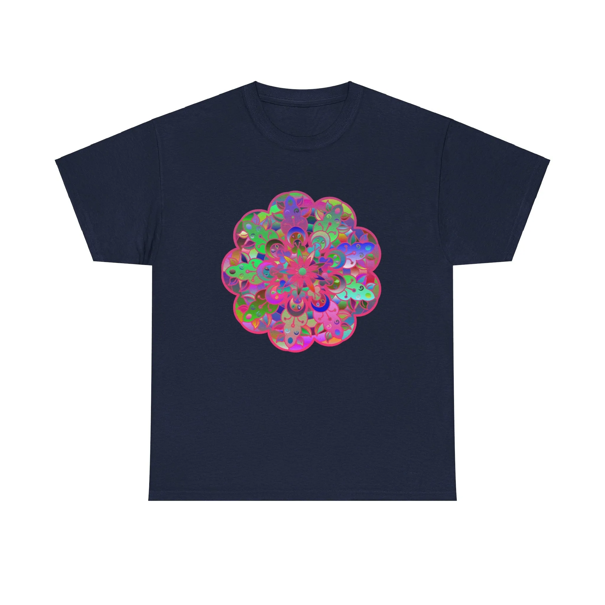 Mandala Art Yoga Mindfulness Tee - Unisex Heavy Cotton