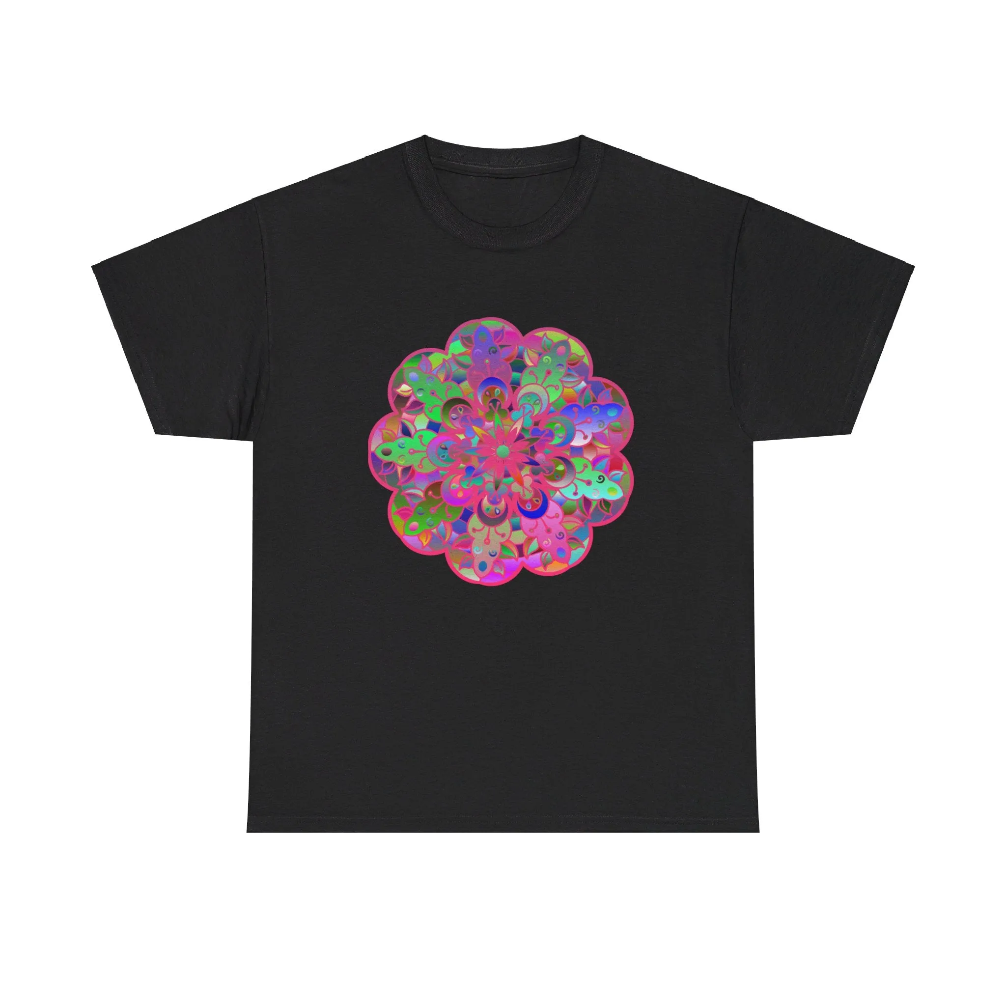 Mandala Art Yoga Mindfulness Tee - Unisex Heavy Cotton