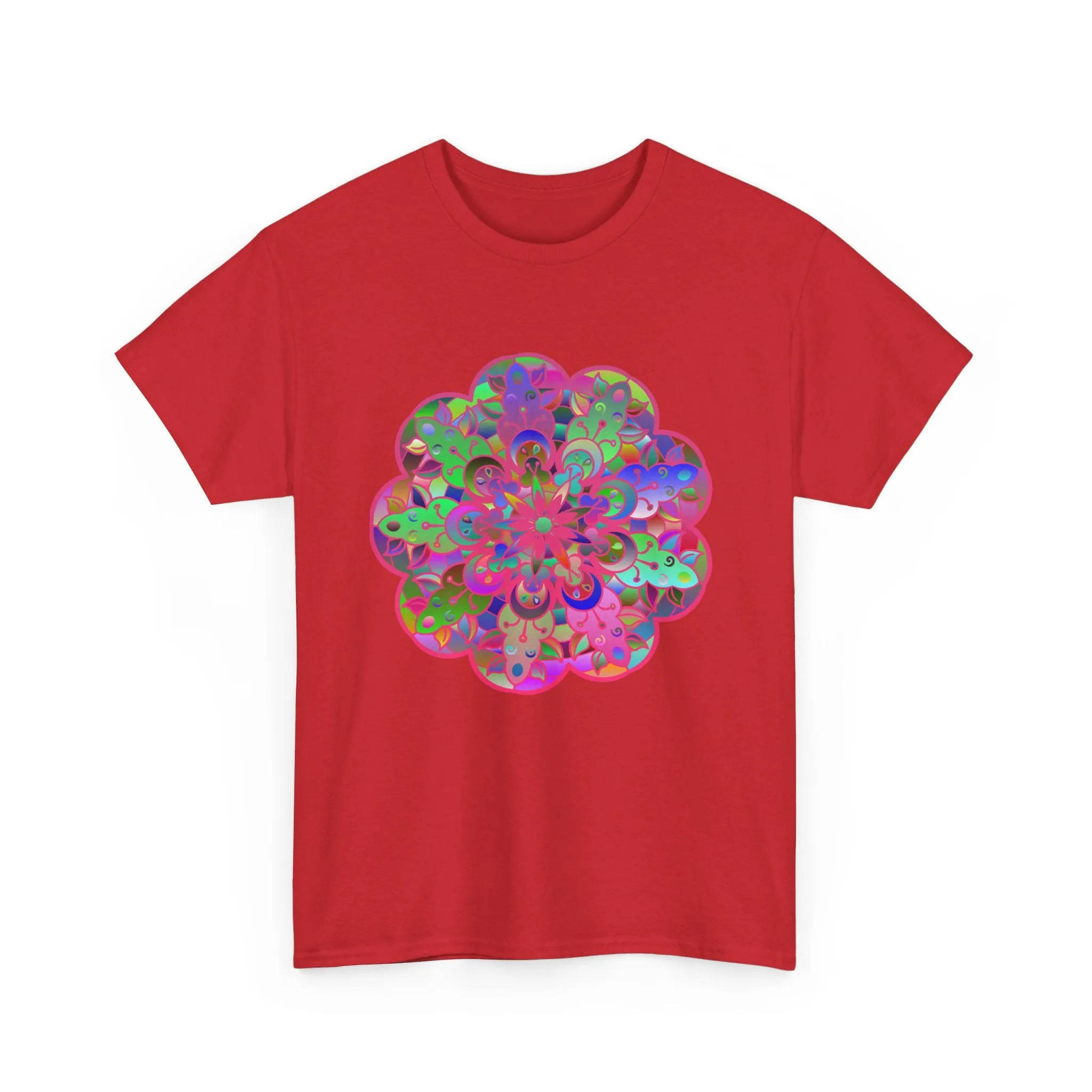 Mandala Art Yoga Mindfulness Tee - Unisex Heavy Cotton