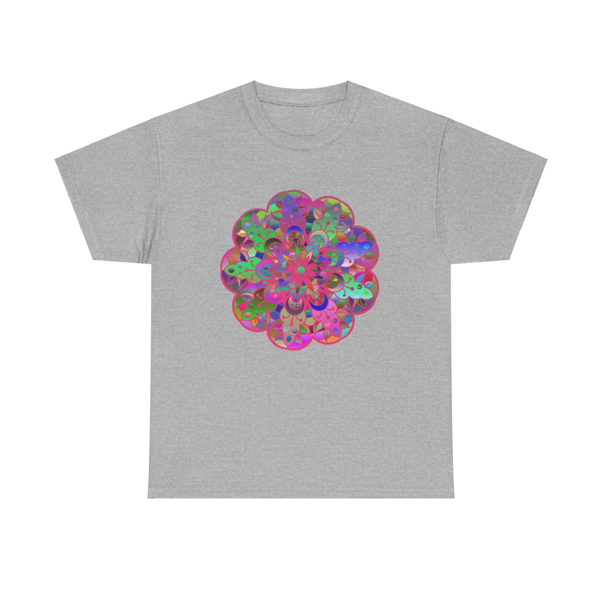 Mandala Art Yoga Mindfulness Tee - Unisex Heavy Cotton