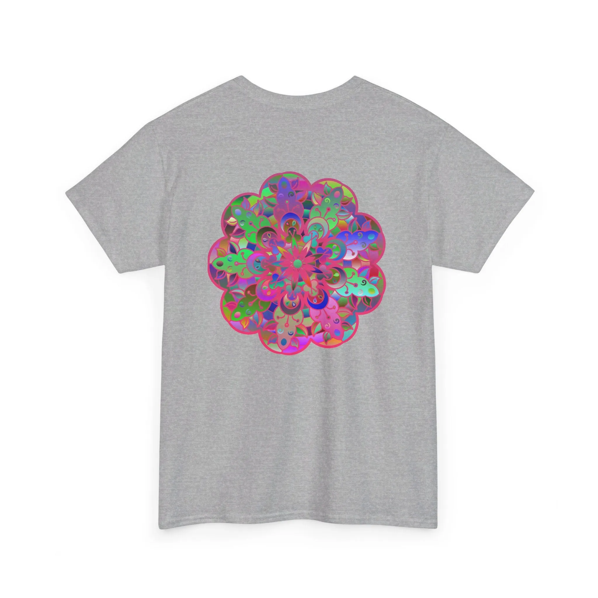 Mandala Art Yoga Mindfulness Tee - Unisex Heavy Cotton