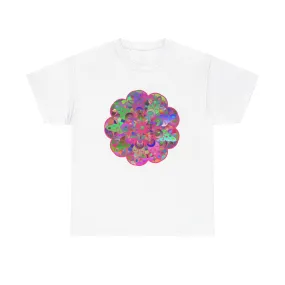 Mandala Art Yoga Mindfulness Tee - Unisex Heavy Cotton