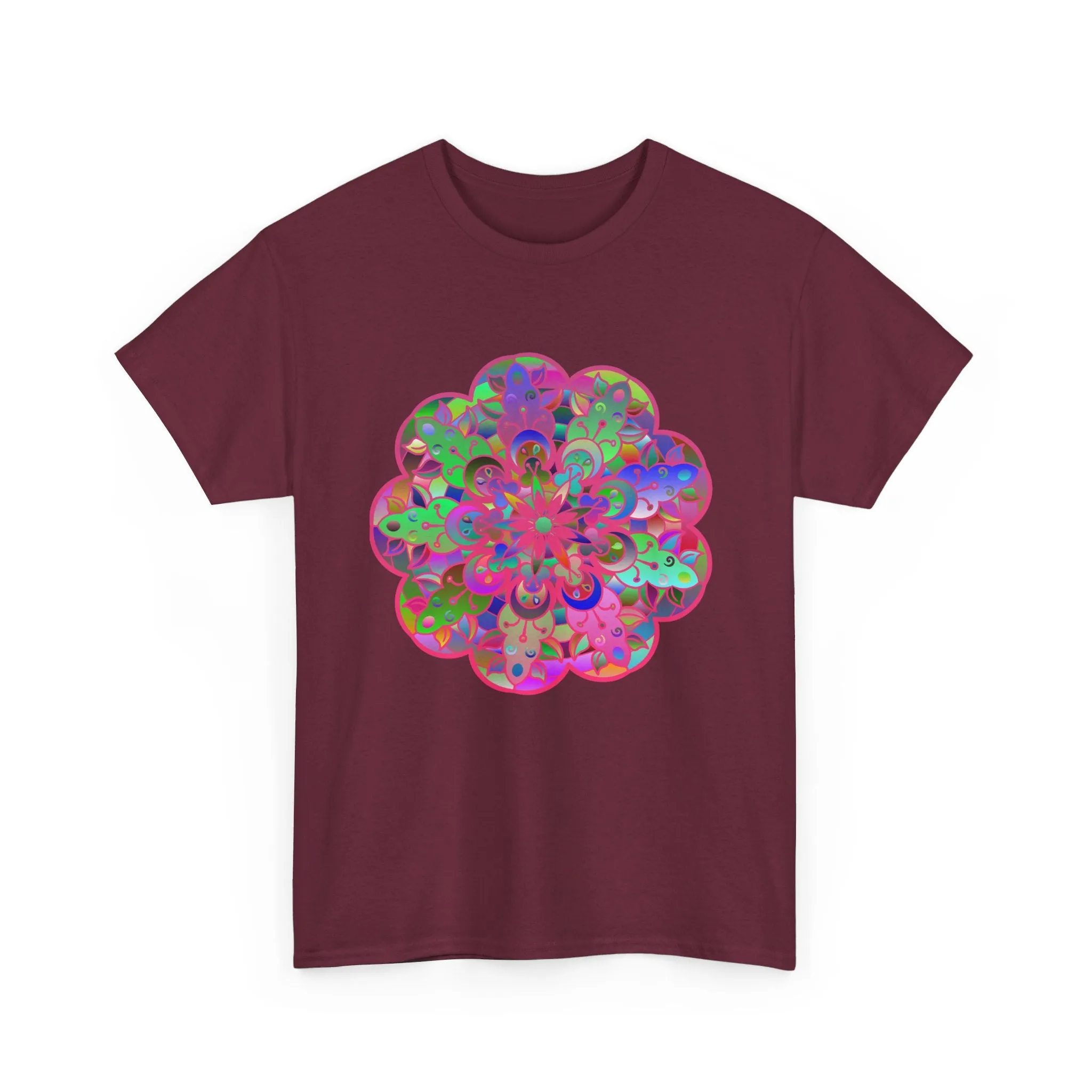 Mandala Art Yoga Mindfulness Tee - Unisex Heavy Cotton