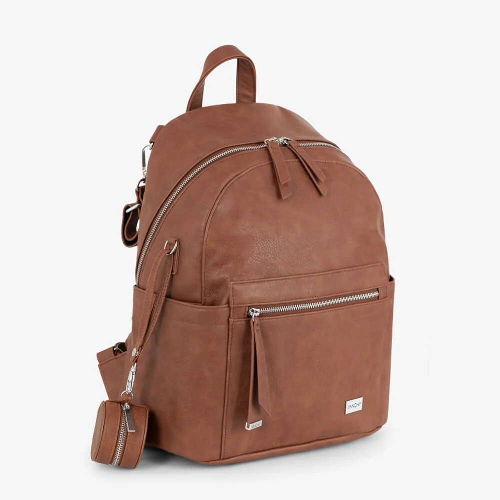 Manhattan 2-Way Backpack Nappy Bag (Vegan) Original Tan