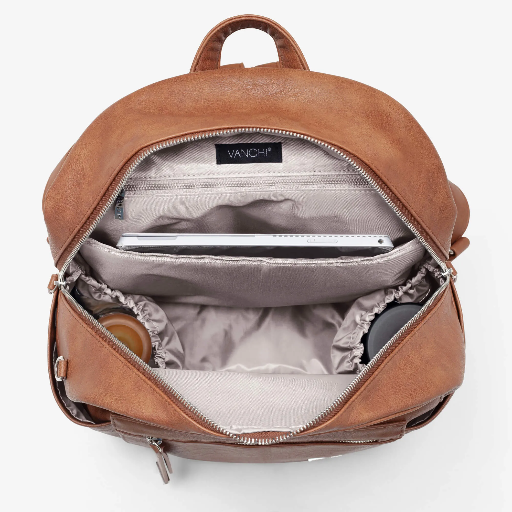 Manhattan 2-Way Backpack Nappy Bag (Vegan) Original Tan