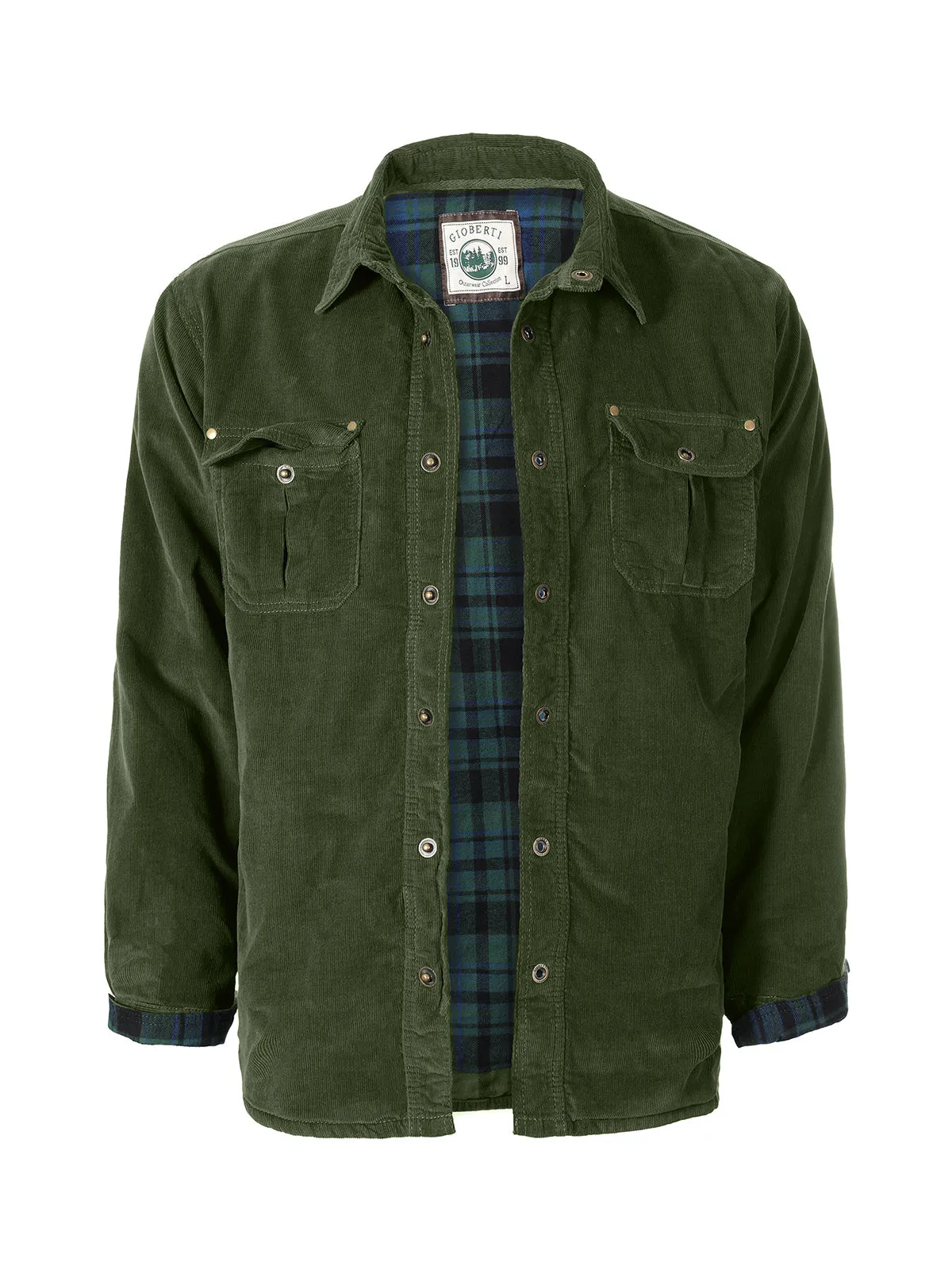 Men's Corduroy Jacket with Flannel Lining