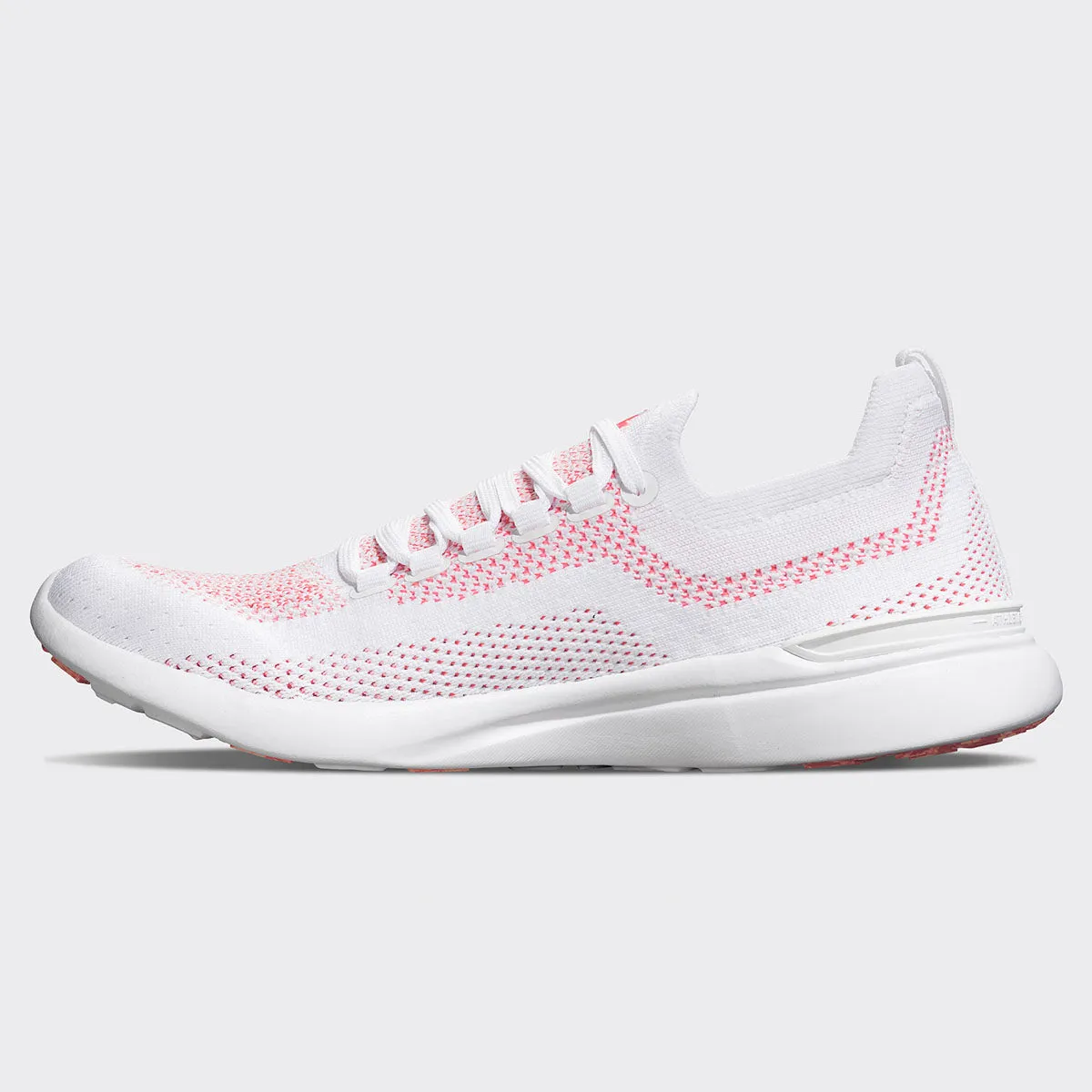 Men's TechLoom Breeze White / Magenta / Neon Peach