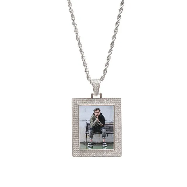 Necklace With Picture Inside- Memorial Necklace With Picture