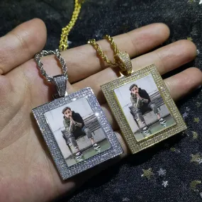 Necklace With Picture Inside- Memorial Necklace With Picture