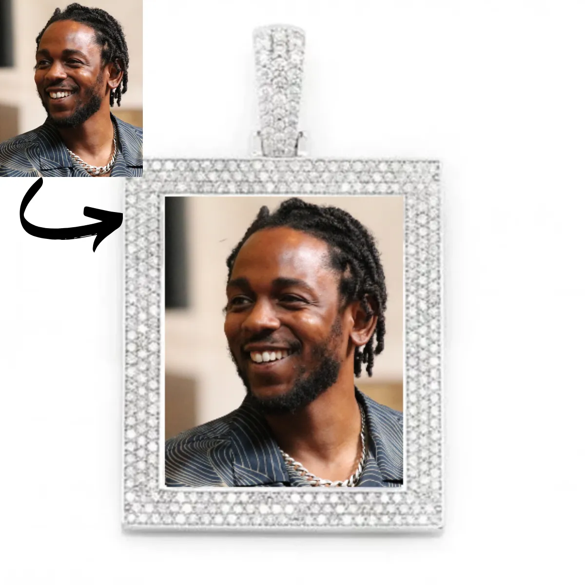 Necklace With Picture Inside- Memorial Necklace With Picture