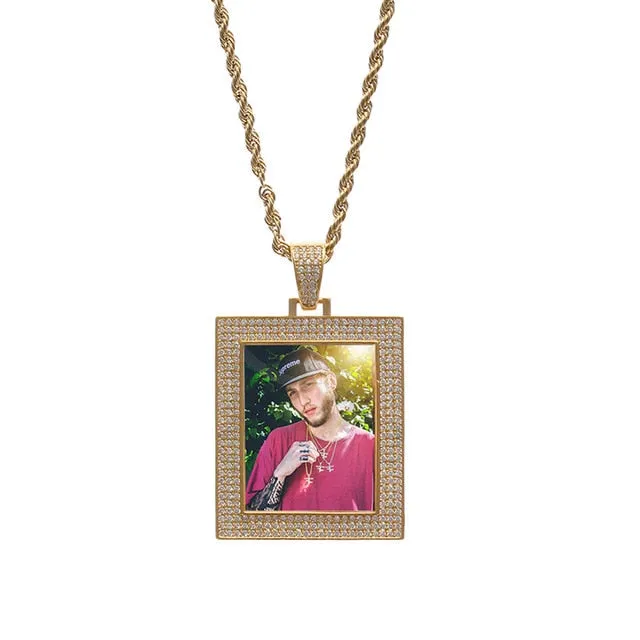 Necklace With Picture Inside- Memorial Necklace With Picture