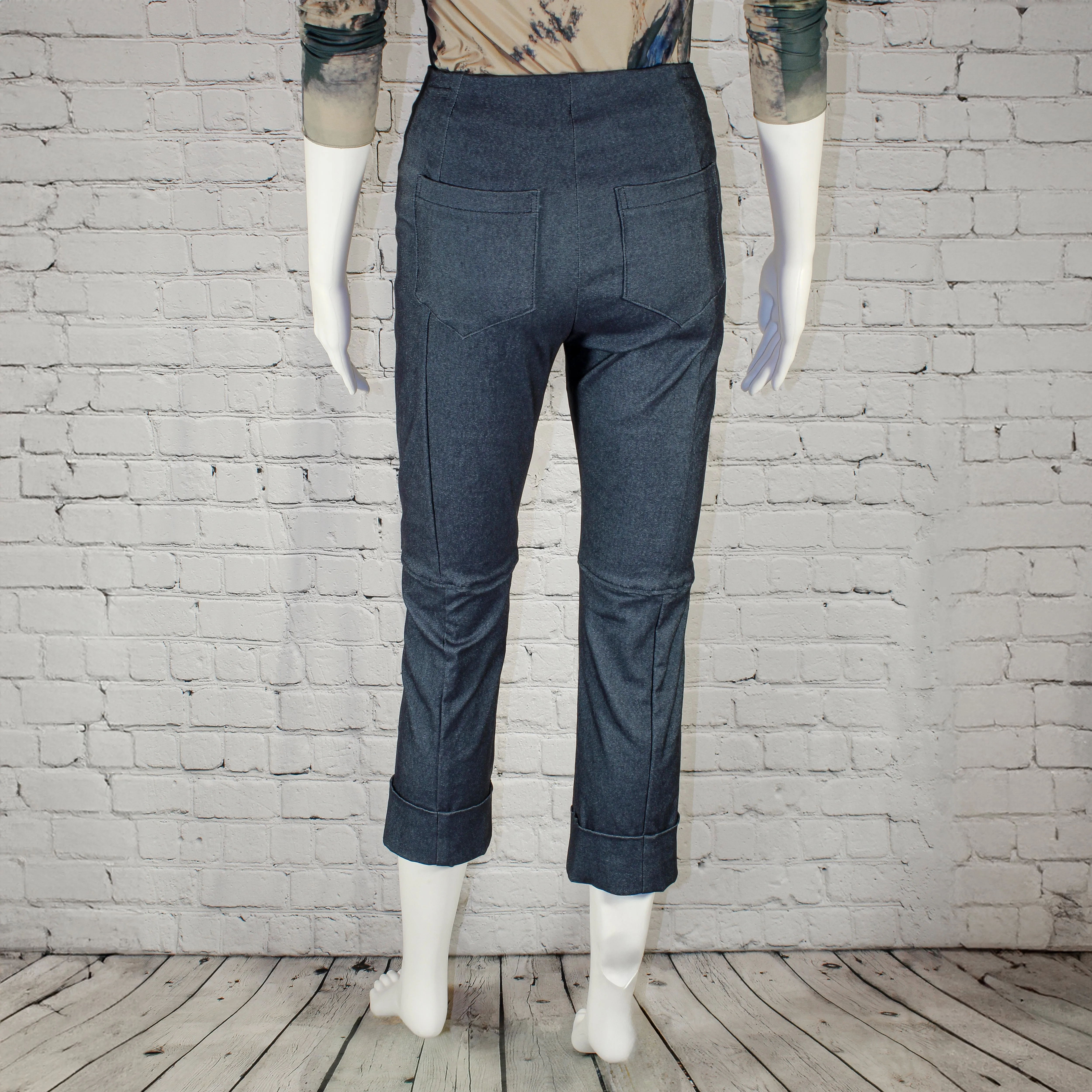 NEW! Verona Cropped Pant in Chambray by Porto