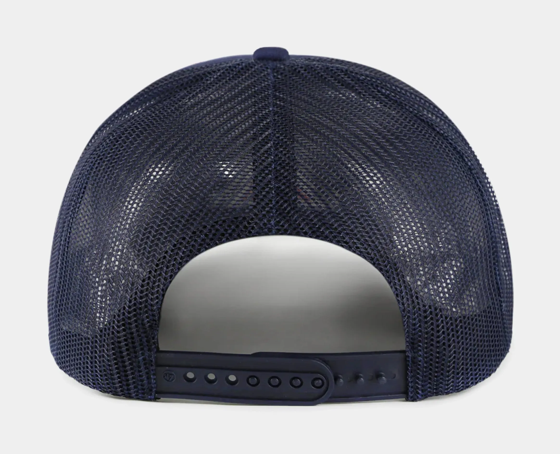 New York Yankees Foam Front Mesh Trucker Mens Hat (Navy/White