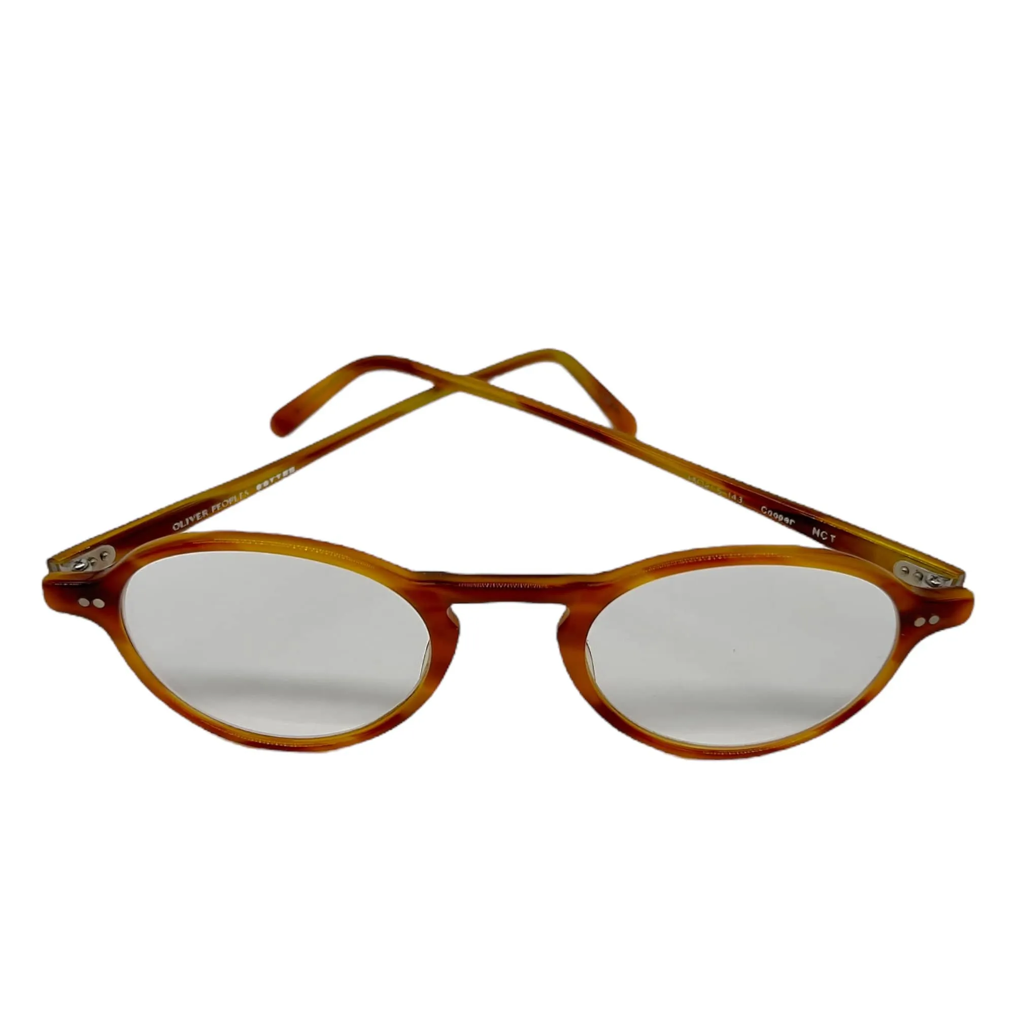 OLIVER PEOPLES Unisex Reading Eyeglasses - Rust Tortoise