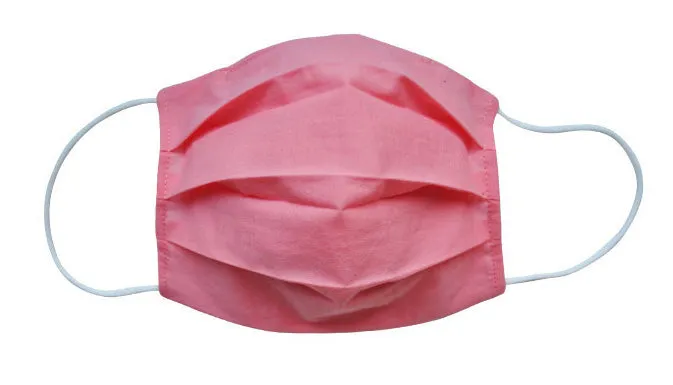 Peach Fabric Face Mask (Adult/Child)