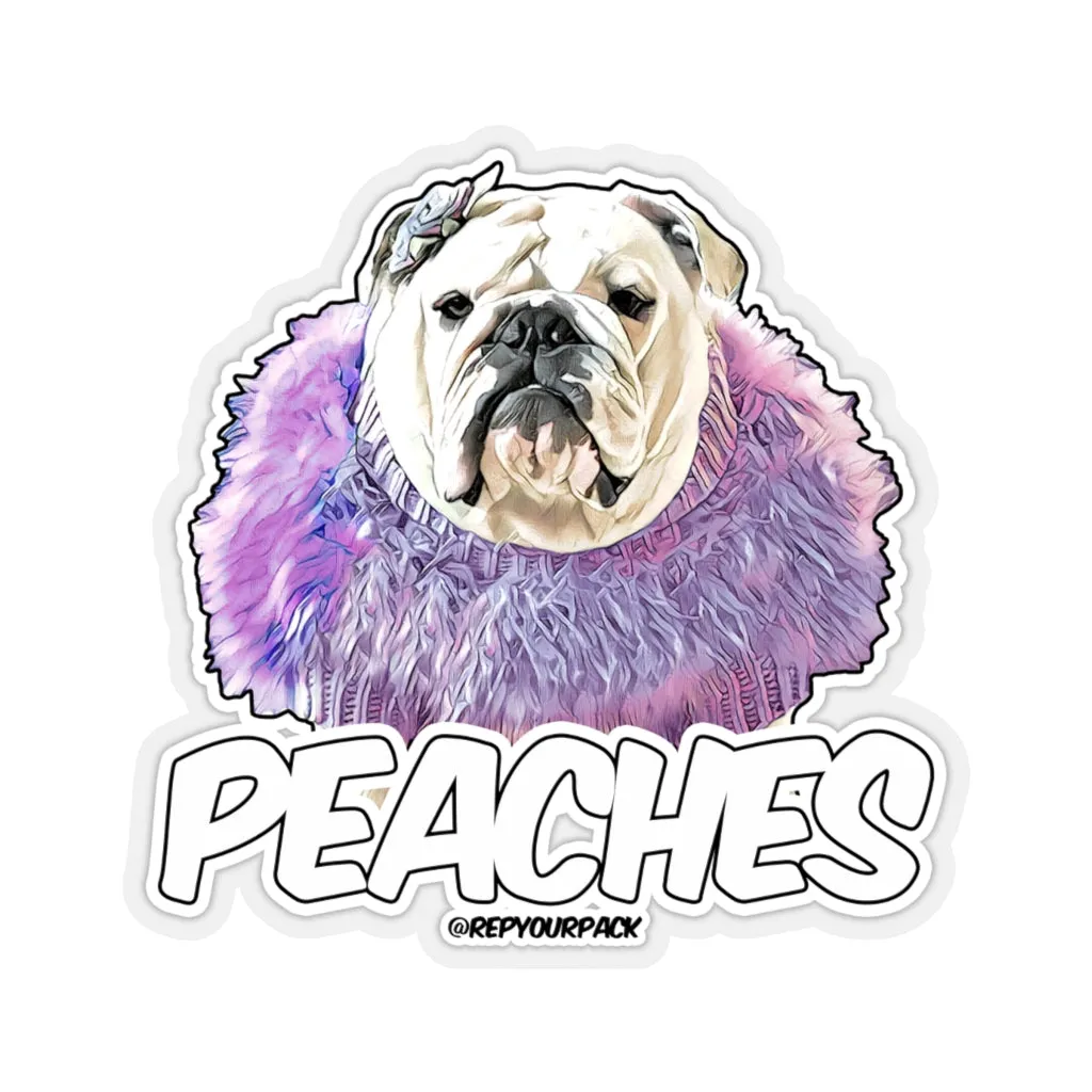 Peaches Boa Stickers