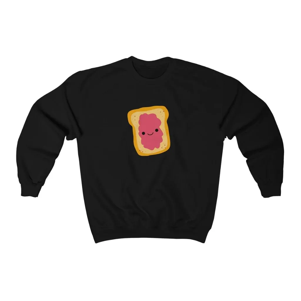 Peanut Butter Strawberry Jam Matching Sweatshirts