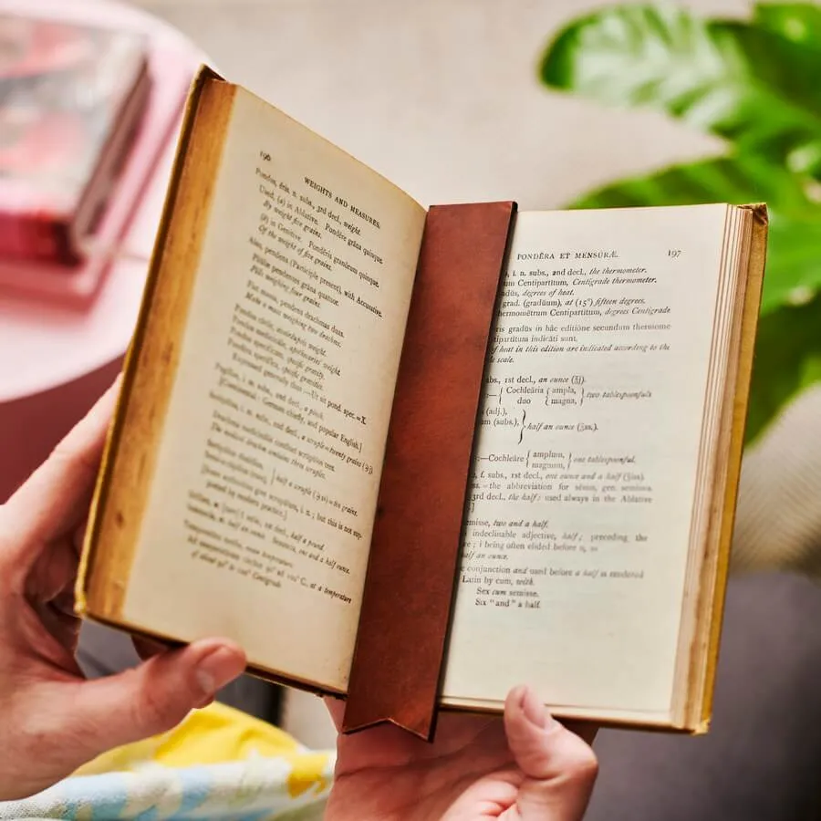 Personalised Leather Bookmark For Teachers