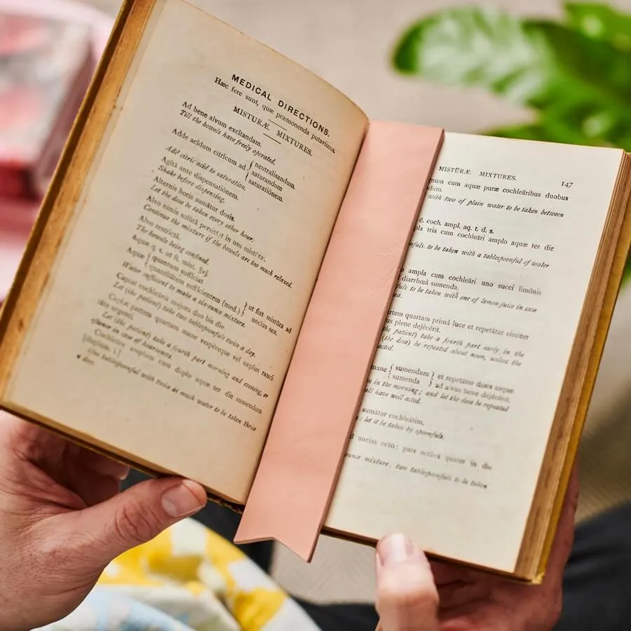 Personalised Leather Bookmark For Teachers