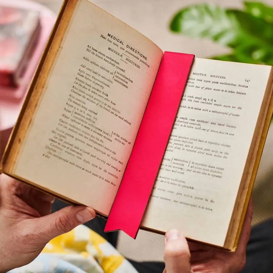 Personalised Leather Bookmark For Teachers