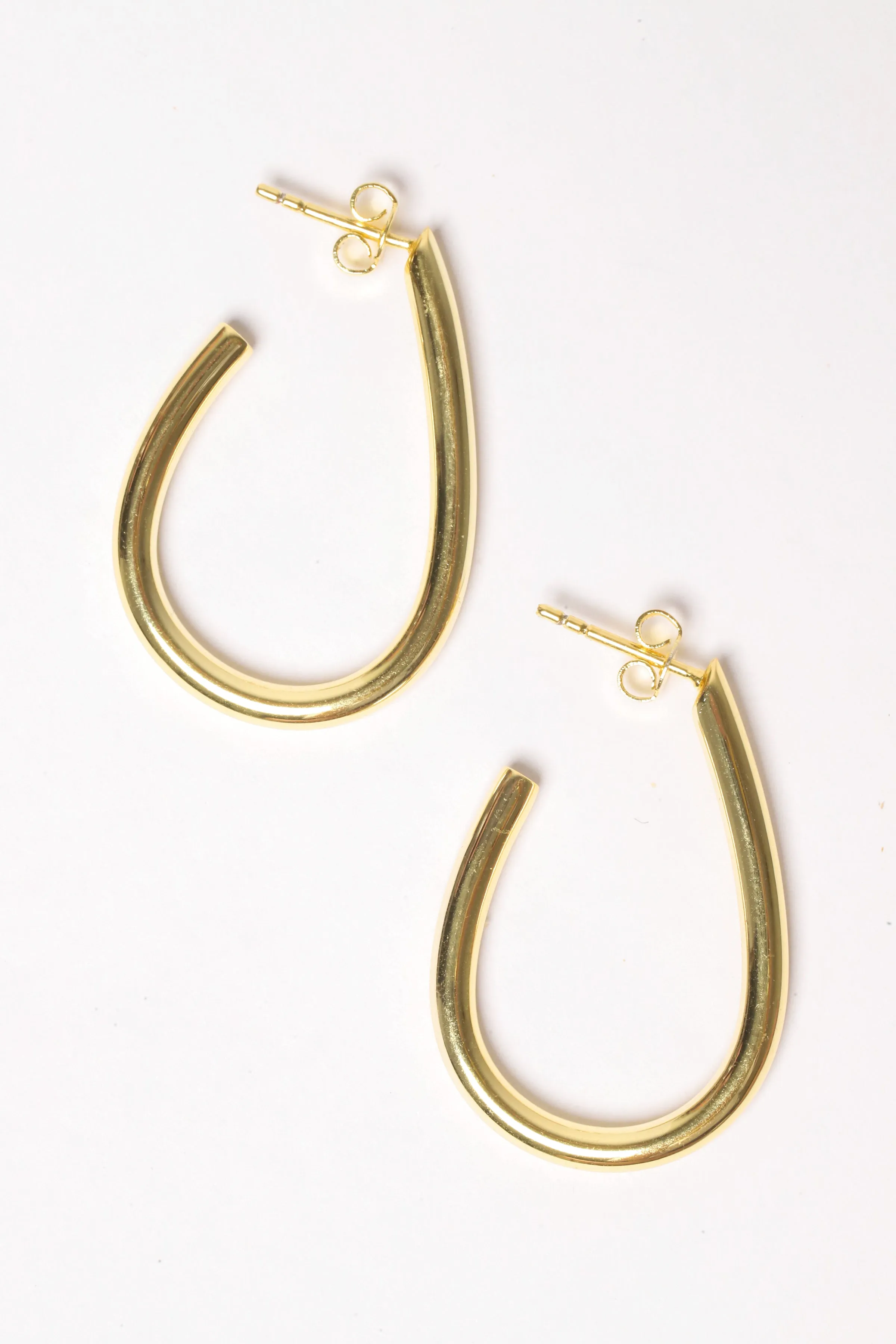 PG Designs Oval Shaped Tube Earrings